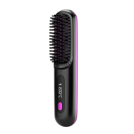 DermaSoul Tragbare Bürste – Glätten, Locken, Trocknen