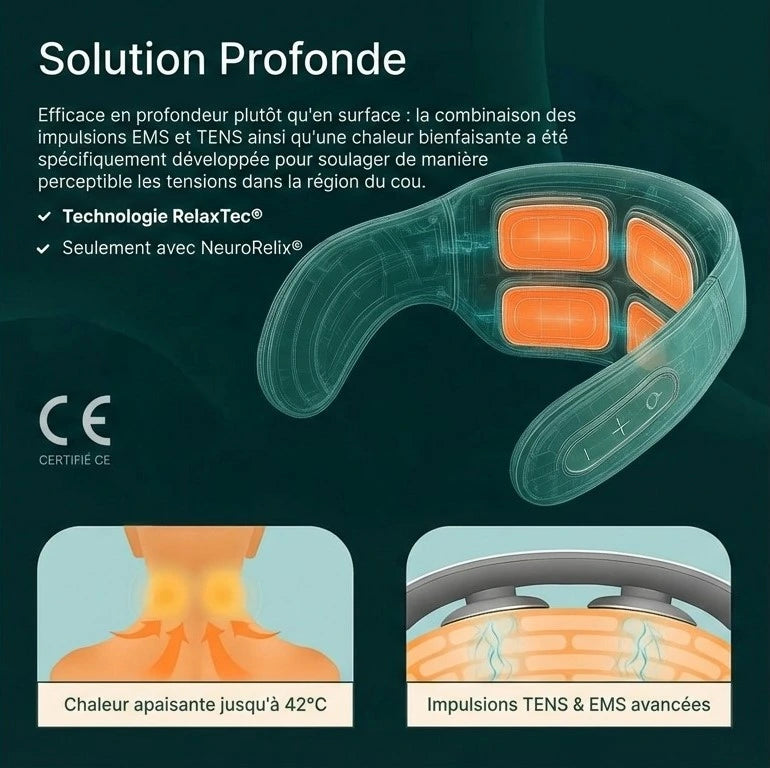 NeuroRelix® Solution 11 en 1 pour la nuque