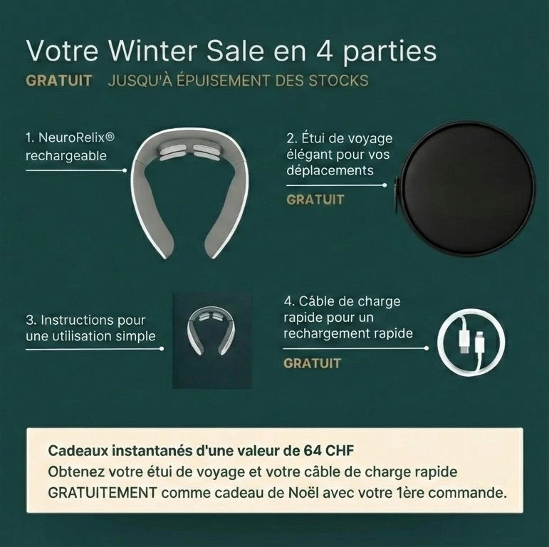 NeuroRelix® Solution 11 en 1 pour la nuque