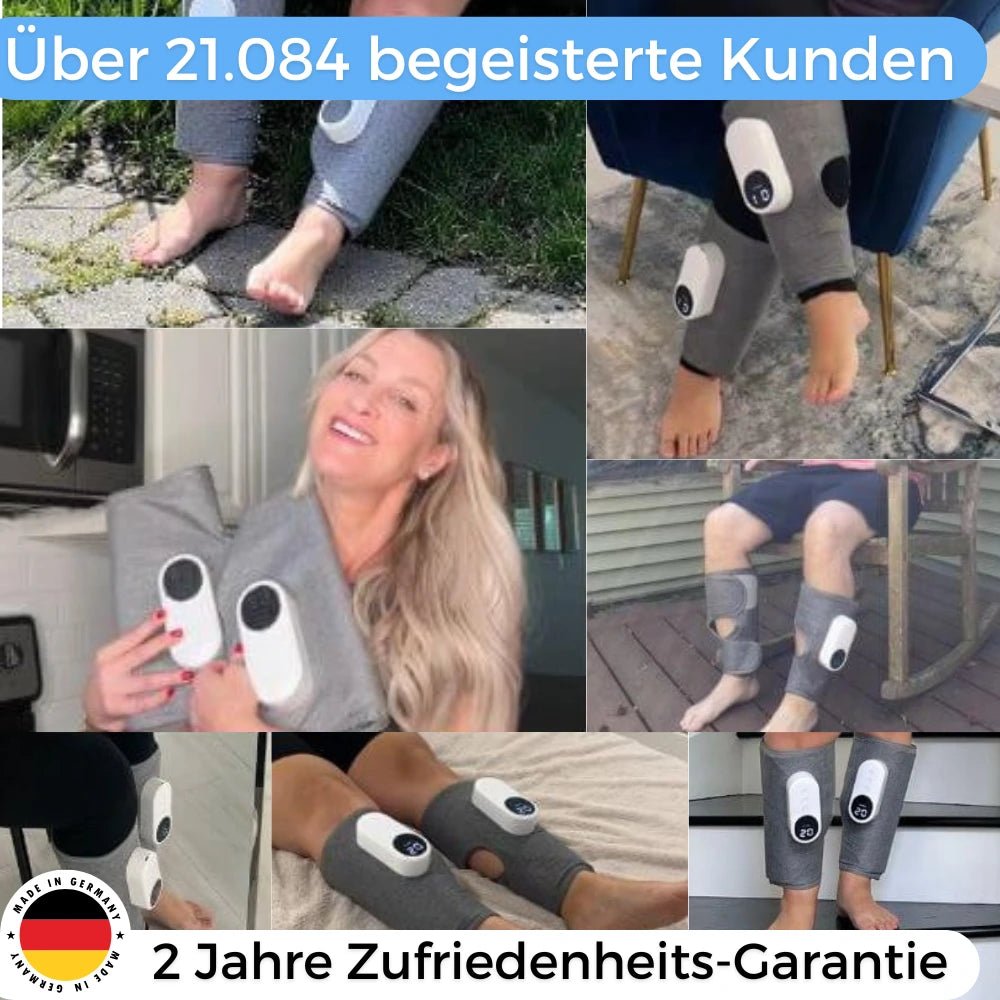 3-in-1 Massagegerät für schmerzfreie und vitale Beine